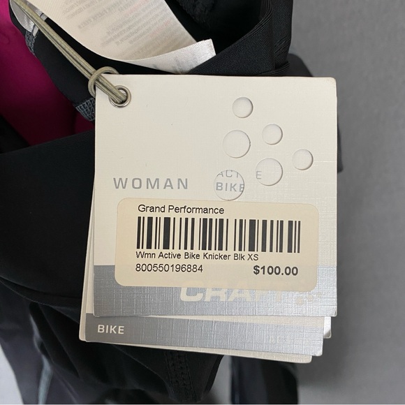 Craft Women’s XS Bike Shorts Active Knickers Grand Performance Padded Cycling - Picture 3 of 13